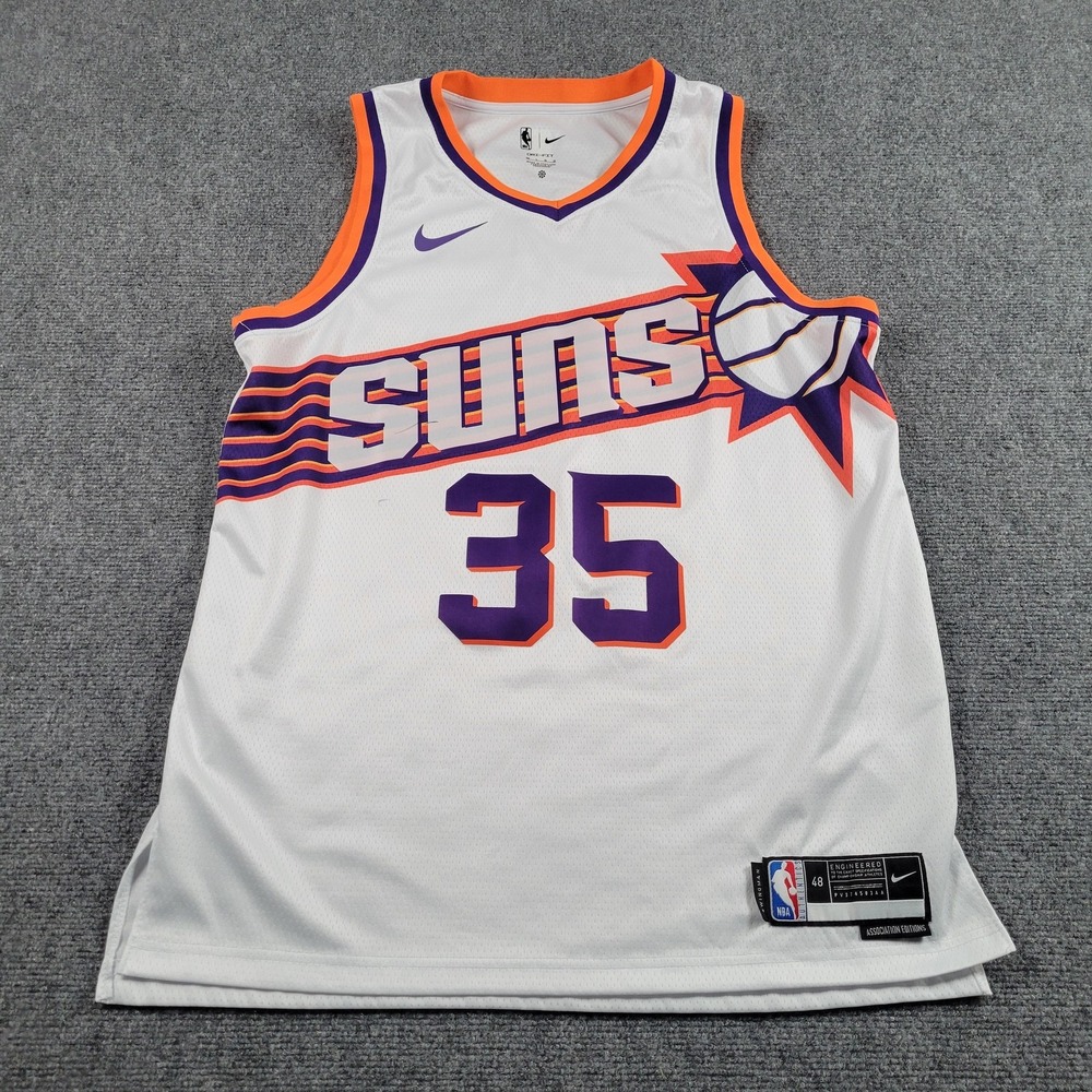 Phoenix Suns‎ Jersey Mens Large White NBA Basketball Kevin Durant Nike Swingman